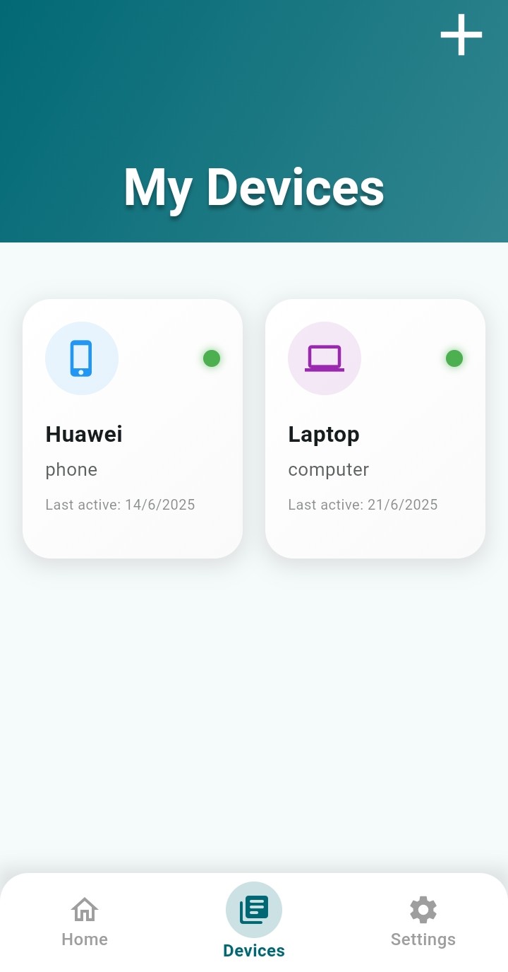 Mobile App Screens